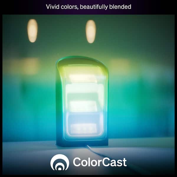 Philips Hue Play Wall Washer Integrated LED Light Black 6.18 In
