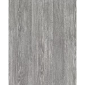 Oak Sheffield Pearl Grey 17 in. x 78 in. Adhesive Backing Drawer and Shelf Liners (2-Pack)