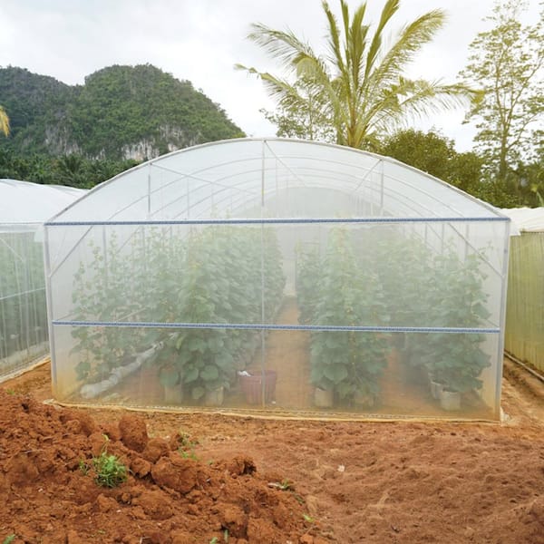 Wiggle Wire and Lock Channel 6.56 ft. PE Coated Spring Wire and Aluminum Alloy Channel for Greenhouse, (30-Packs)