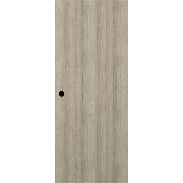 Optima 32 in. x 80 in. Right-handed Shambor Composite Wood Single Prehung Interior Door with Hidden Frame Reverse
