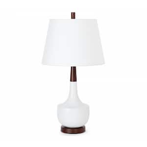 Amelia 28 in. White Table Lamps Set of 2