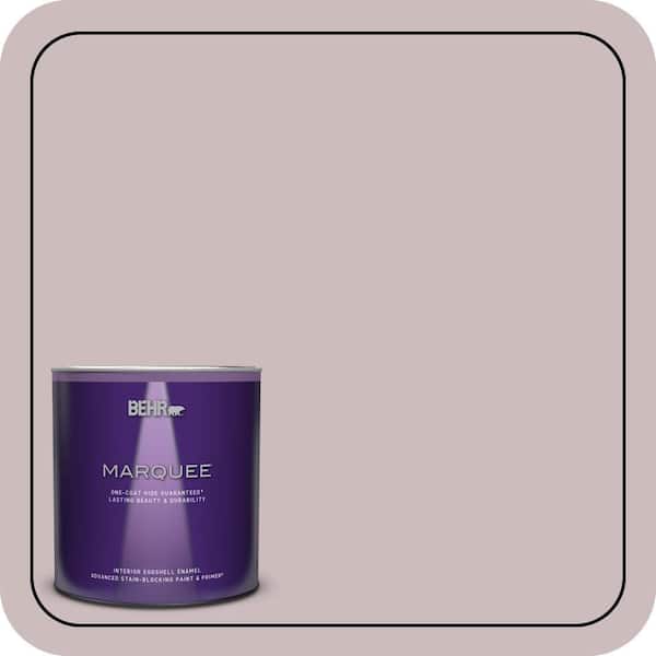 BEHR MARQUEE 1 qt. #100E-3 Pastel Violet Eggshell Enamel Interior Paint & Primer