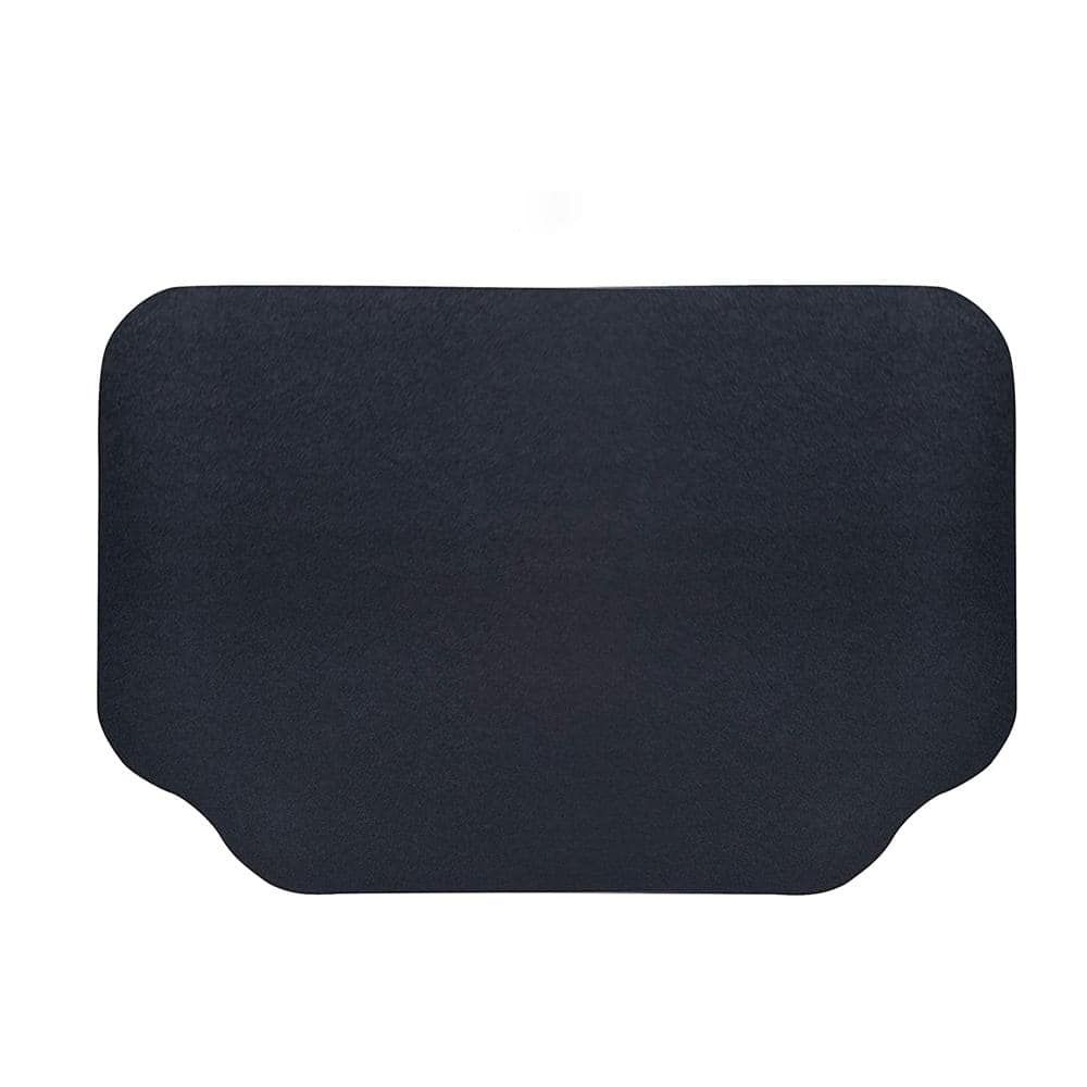 Black Synthetic Rubber Grill Protective Mat 30" x 48"