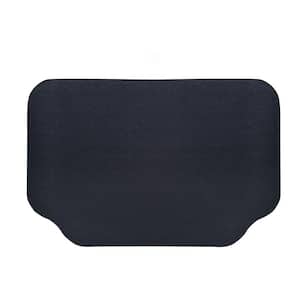 30 in. x 48 in. Black Under-the-Grill Protective Deck and Patio Mat