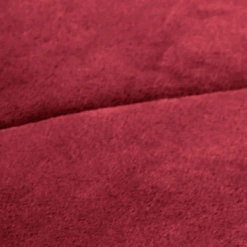 Burgundy Twin Reversible Down Alternative Microfiber Comforter Set