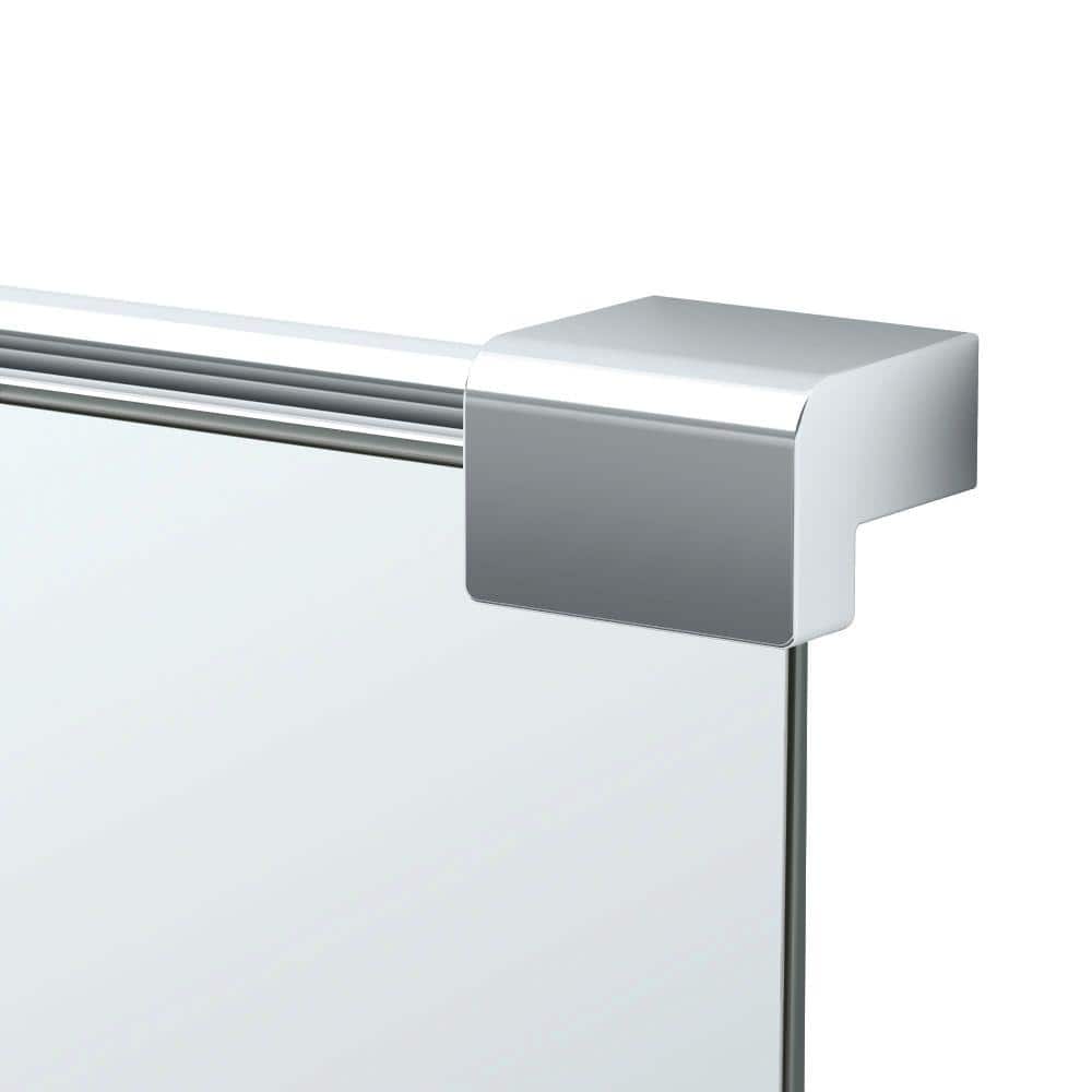 Elegant Chrome Rectangular Bathroom Vanity Mirror with Shatterproof Feature