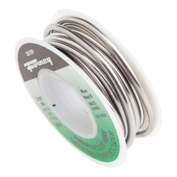 Forney 3/32 in. 1/4 lb. Solid Wire 50/50 Tin Lead Solder
