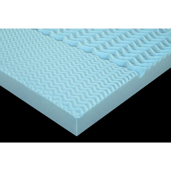 StyleWell 4 in. Gel Infused Memory Foam Queen Mattress Topper THD-MFVT-4Q -  The Home Depot