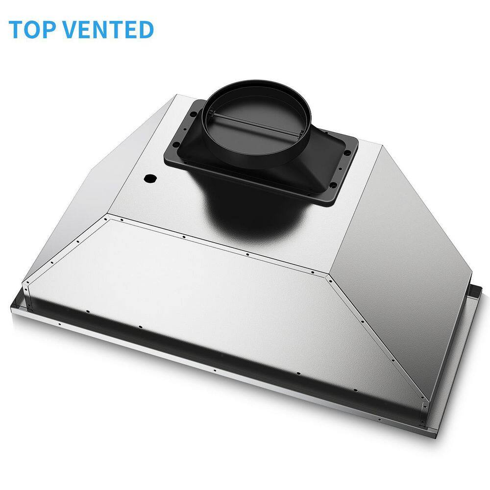 36-Inch Stainless Steel Insert Range Hood with LED Lighting