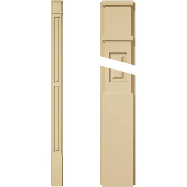 Ekena Millwork 2 in. D x 6 in. W x 96 in. L Primed Polyurethane Pilaster 1- Pack