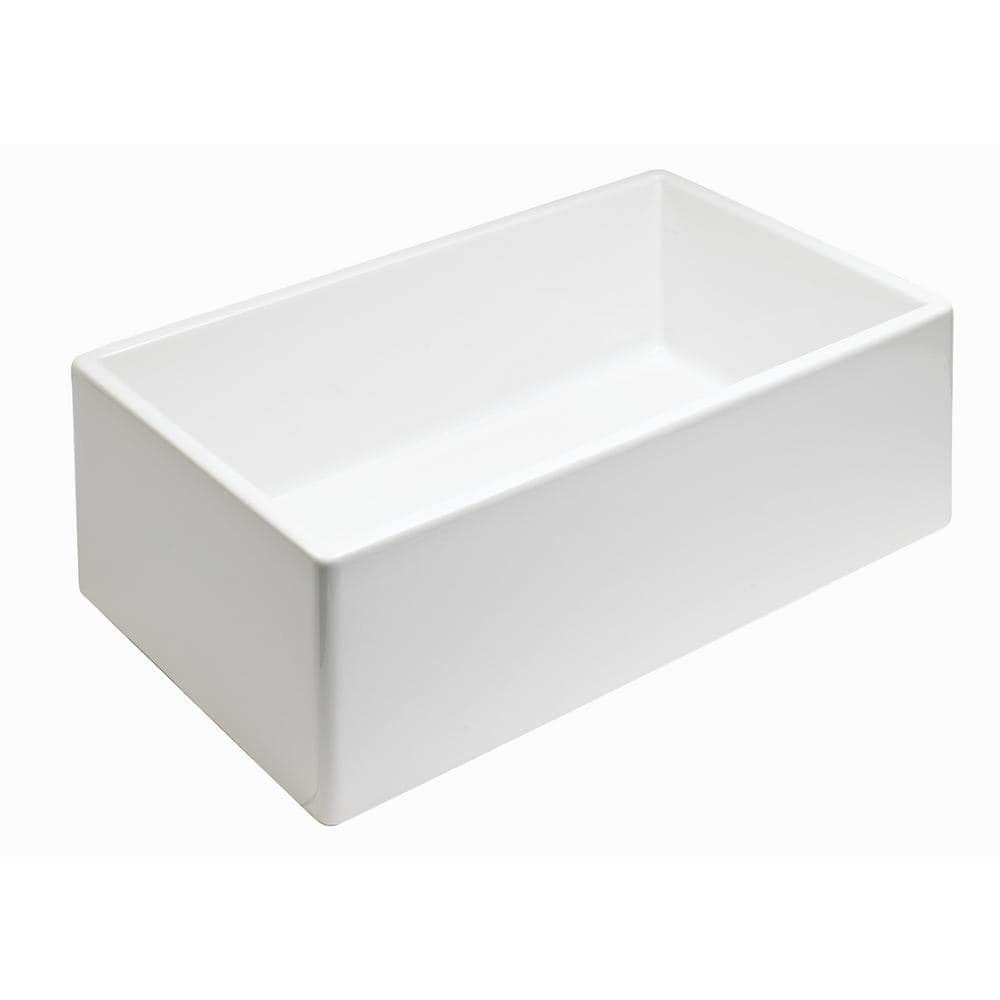 Empire Industries 33" White Fireclay Farmhouse Kitchen Sink