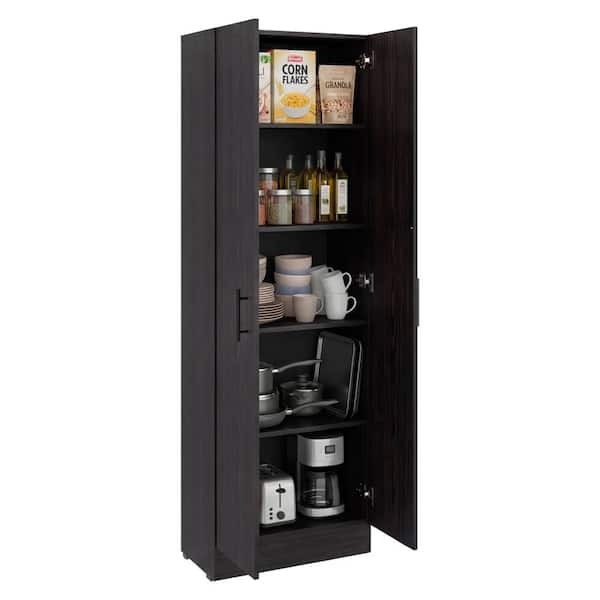 Tahanbath Thommy Black Multystorage Pantry Cabinet – Modern 5