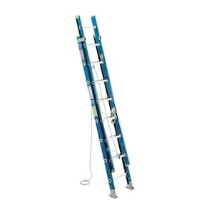 16 ft. Fiberglass Extension Ladder (15 ft. Reach Height) with 250 lb. Load Capacity Type I Duty Rating
