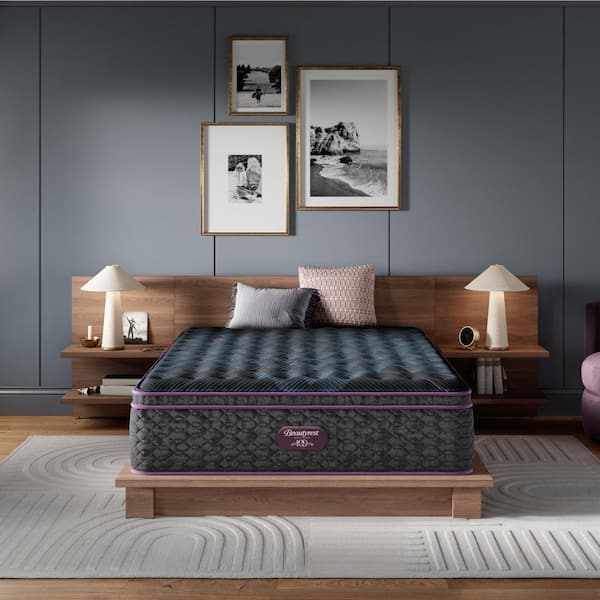 World Class Level 3-Queen Medium Pillow Top 15.75 in. Mattress