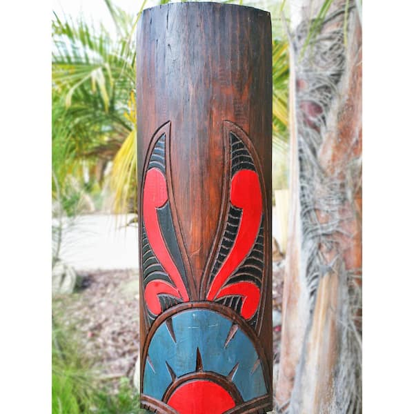 60 in. Tiki Mask Polynesian Tahitian Garden Decoration