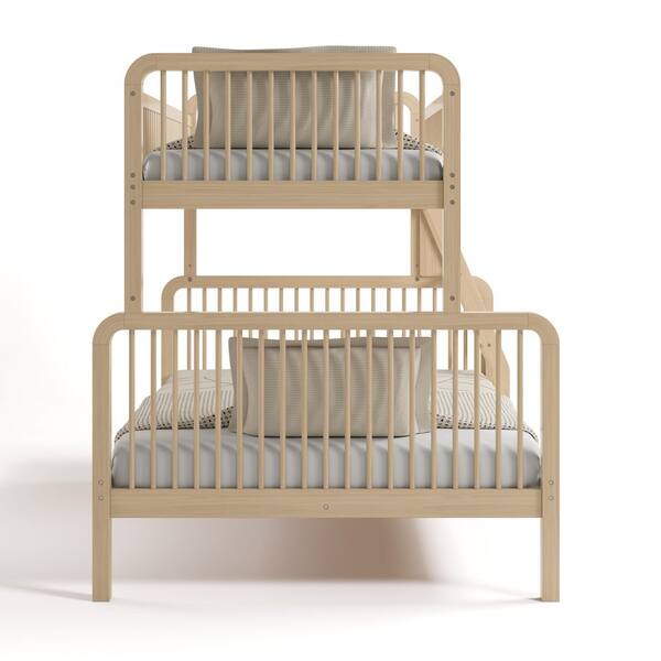 Storkcraft Pasadena Driftwood Twin Over Full Bunk Bed 09420-107
