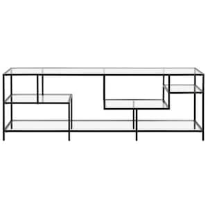 Deveraux 70 in. Blackened Bronze TV Stand Fits TV's up to 75 in.