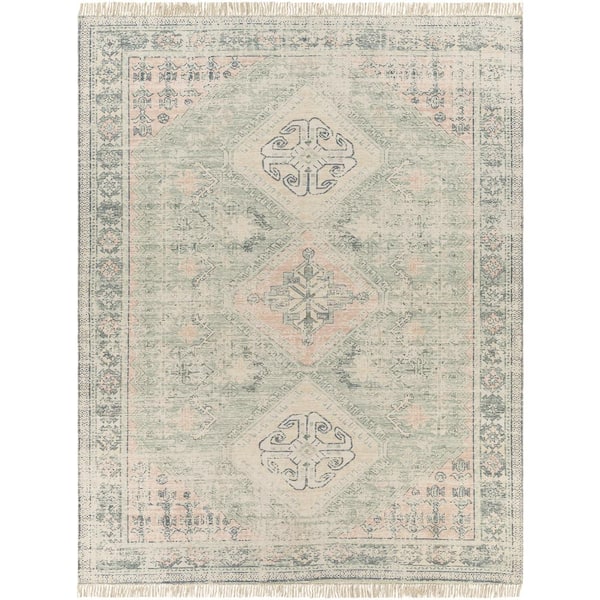 Nolan Sage Medallion 8 ft. x 10 ft. Indoor Area Rug