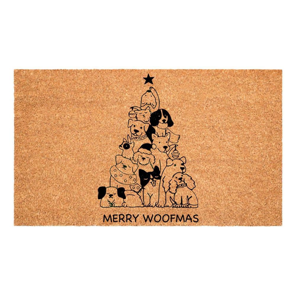 Multi-Colored 29 in. x 17 in. Coir Outdoor Door Mat price history on PriceWatchPro