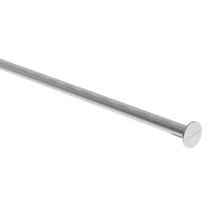 40 in. - 72 in. Chrome Adjustable Closet Rod