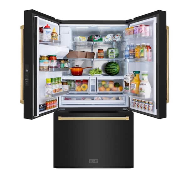 ZLINE Kitchen and Bath 36 in. 3-Door French Door