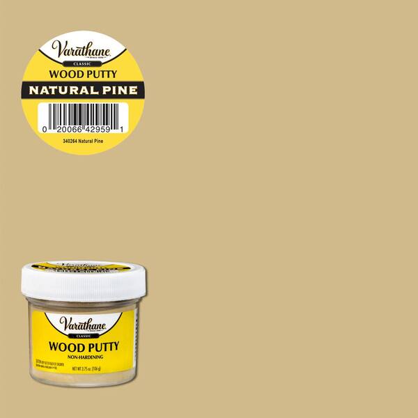 Varathane 3 75 Oz Natural Pine Wood Putty 340264 The Home Depot