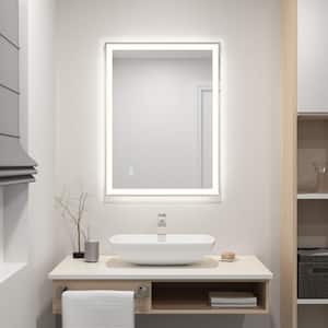 Sofia 23 in. W x 31.5 in. H Rectangular Defog 3 CCT Frameless Integrated LED Wall Bathroom Vanity Mirror