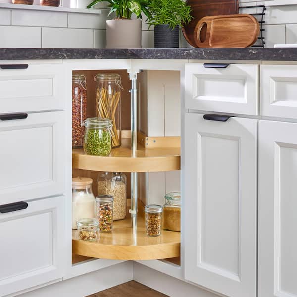 5PSP-15-CR 15 in. Chrome Blind Corner Kitchen Cabinet Organizer