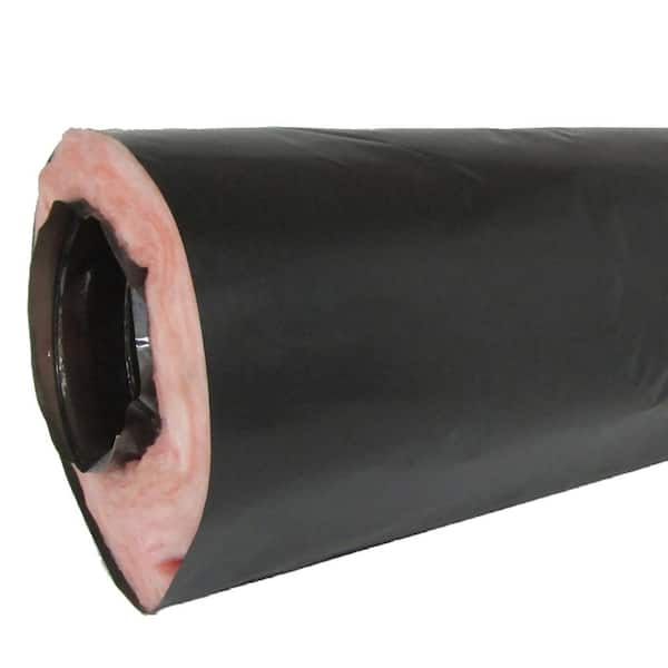 Mobile Home 14 in. x 25 ft. Insulated Flexible Duct R4.2 Black Jacket