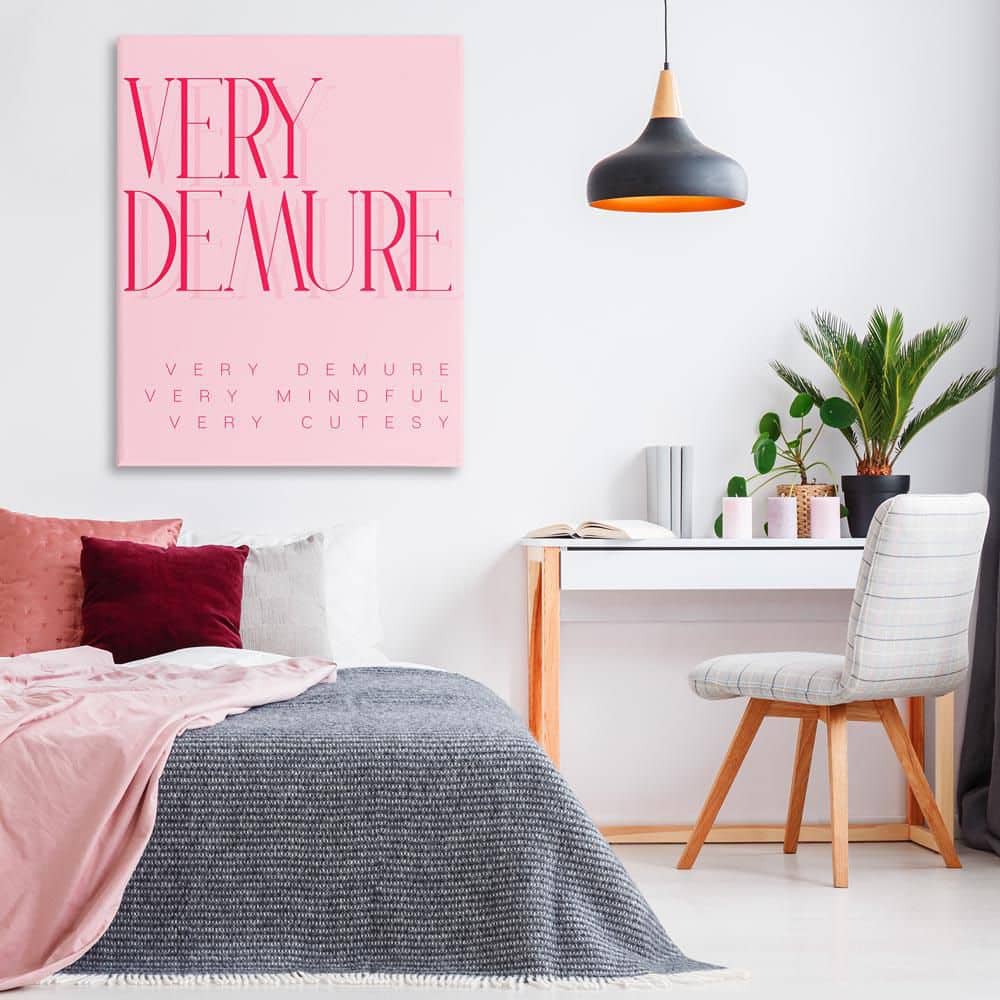 Elegant Pop Culture Phrase by Lil' Rue Unframed Typography Graphic Art Print 48 in. x 36 in. price history on PriceWatchPro