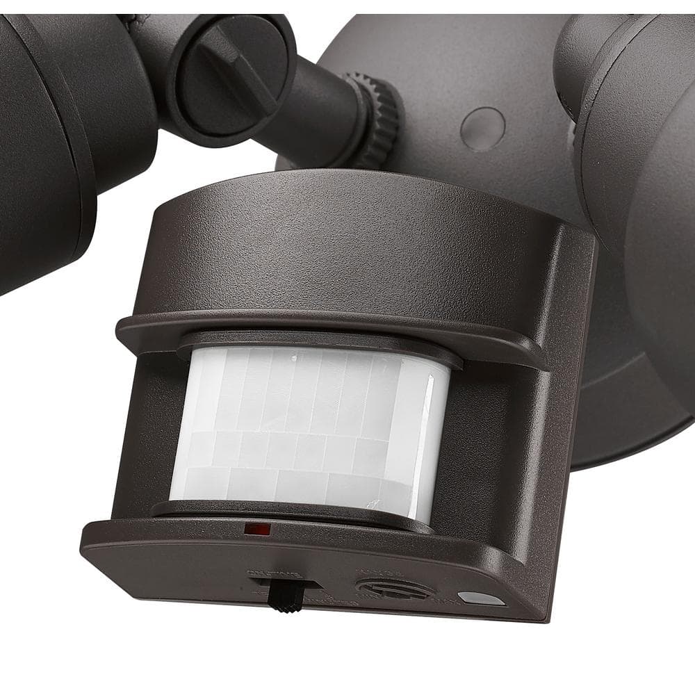 Architectural Bronze Motion Activated LED Security Floodlight