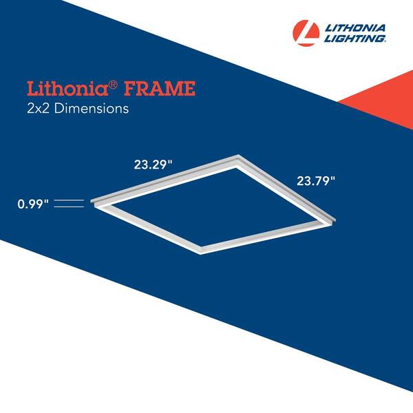 Lithonia Lighting Contractor Select LFRM 23.78 in. x 23.78 in