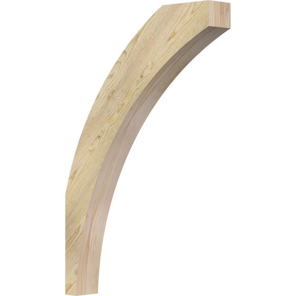 Ekena Millwork 4"W x 24"D x 36"H Thorton Rough Sawn Knee Brace, Douglas Fir