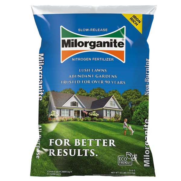 Milorganite 32 lbs. Slow-Release Nitrogen Fertilizer