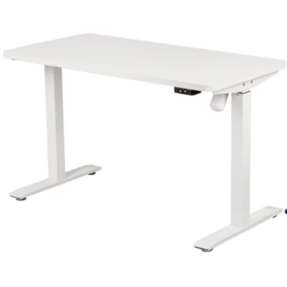 Pulsar 48"" Sitting and Standing Rectangular Desk, White -  HBS2448W