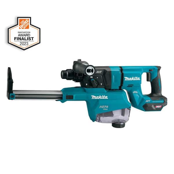 Makita 40V max XGT Brushless Cordless 1-1/8 in. Rotary Hammer (D-Handle) w/Dust Extractor, AFT, AWS Capable (Tool Only)