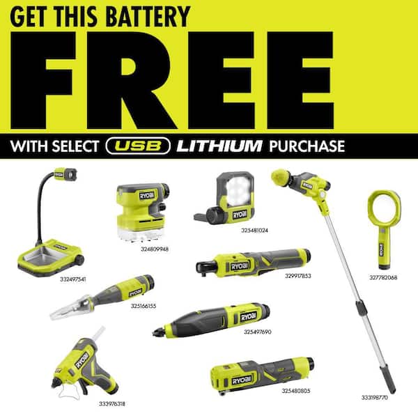 USB Lithium 2.0 Ah Lithium Rechargeable Battery