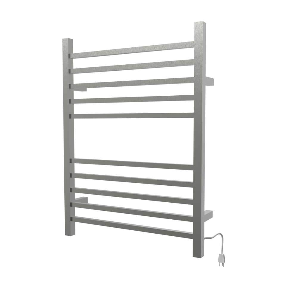 Brushed Stainless Steel Wall Mounted Towel Warmer
