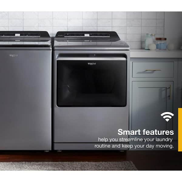 Whirlpool Natural Gas Dryer (WGD8127LC) - Chrome Shadow Whirlpool Natural Gas Dryer (WGD8127LC) - Chrome Shadow