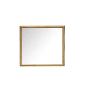Glenbrook 36.0 in. W x 40.0 in. H Rectangular Framed Wall Mount Bathroom Vanity Mirror in Light Natural Oak