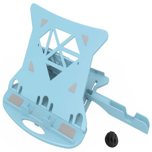 CARNATION ENTERPRISES LLC Adjustable Laptop Stand Patented Riser, ABS Material, Ventilated Portable Foldable Swivel, Free Phone and Book Stand