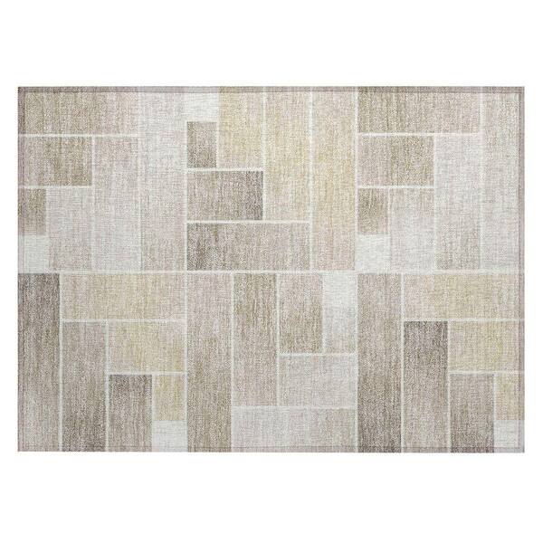 Chantille Machine Washable Indoor/Outdoor Abstract ACN2709 Ivory 2 ft. x 3 ft. Accent Rug