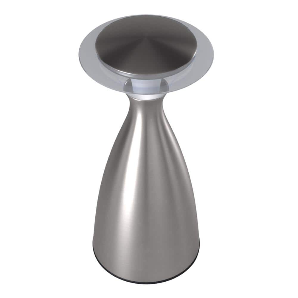 Satin Nickel Cordless Outdoor Portable Table Lamp