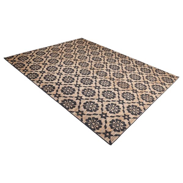 Edith Transitional Jute Brown 3 ft. x 5 ft.Area Rug