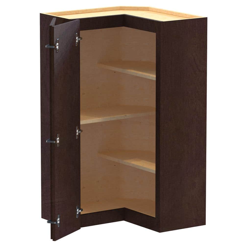Newport 24 in. W x 12 in. D x 42 in. H Assembled Plywood Corner Wall Kitche
