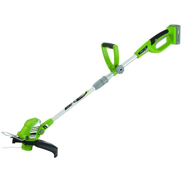 Earthwise 12 in. 20-Volt Lithium-Ion Electric Cordless Grass String Trimmer