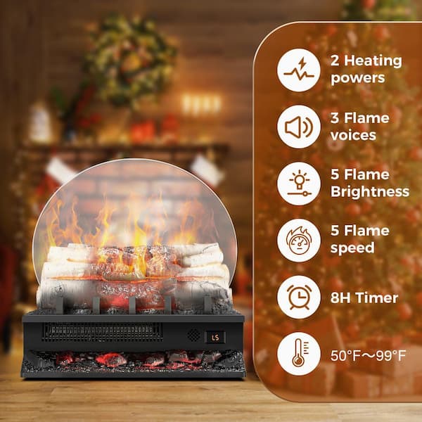 R.W.FLAME 21 in. Freestanding Electric Fireplace Set with Remote