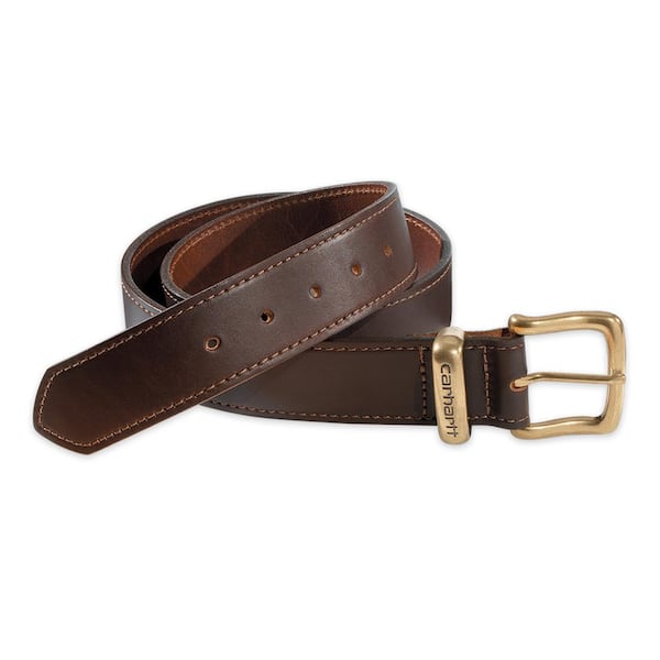 Carhartt Men's Size 40 Brown Leather Jean Belt