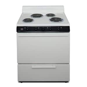 30 in. 3.91 cu. ft. Electric Range in Biscuit