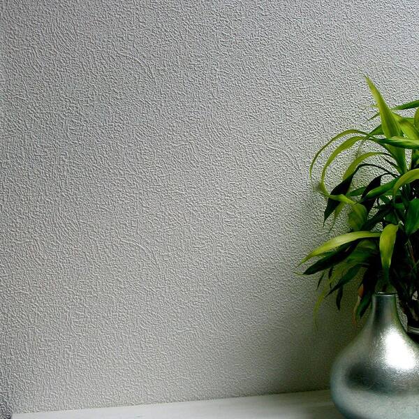Anaglypta - Pearl Paintable Textured Vinyl White & Off-White Wallpaper Sample